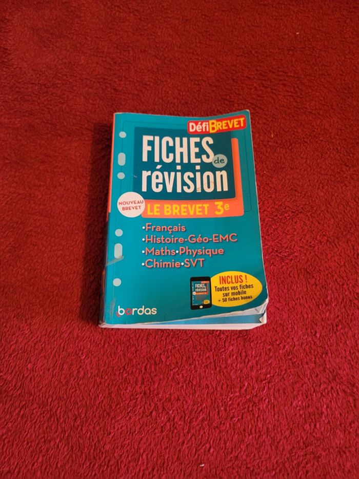 Fiches de révision le brevet 3 ème - photo numéro 2