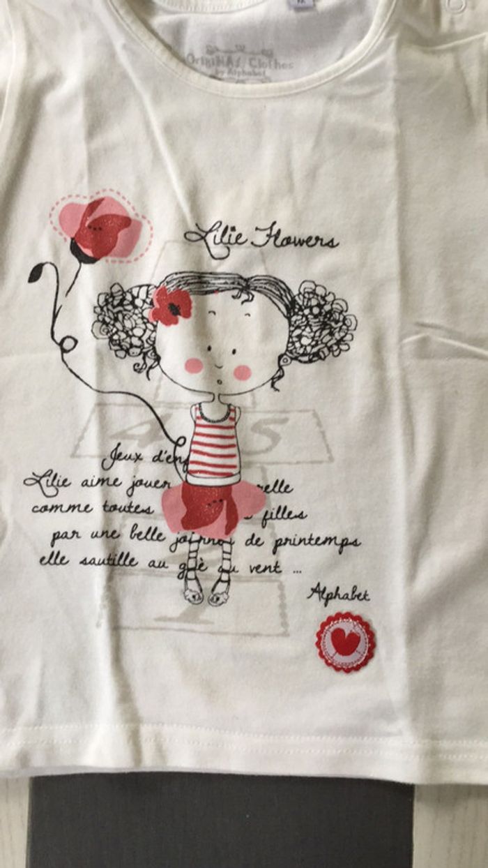 Tee shirt Alphabet 18m - photo numéro 2