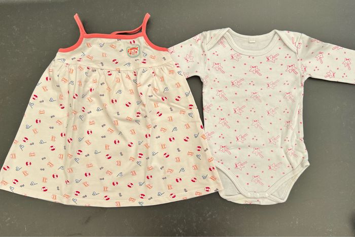 Lot robe courte & body
