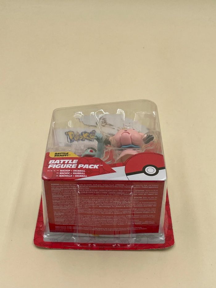 Coffret deux figurines Pokémon Battle Figure Pack Machoc et Snubull neuf - photo numéro 3
