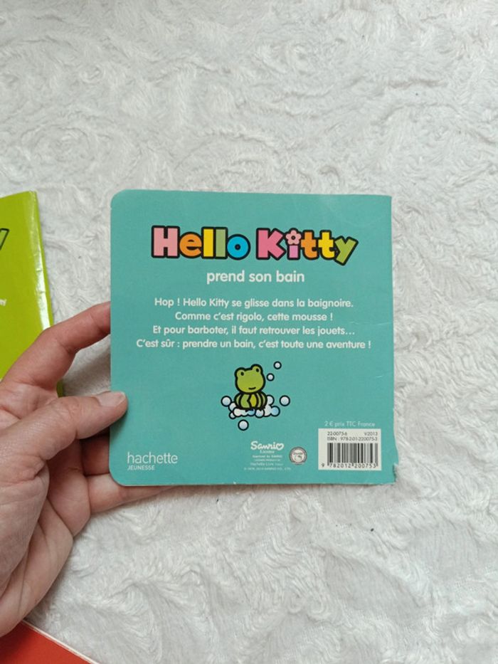Lot de 4 livres bébé enfant Petit lapin blanc Léo et Popi Hello Kitty - photo numéro 13