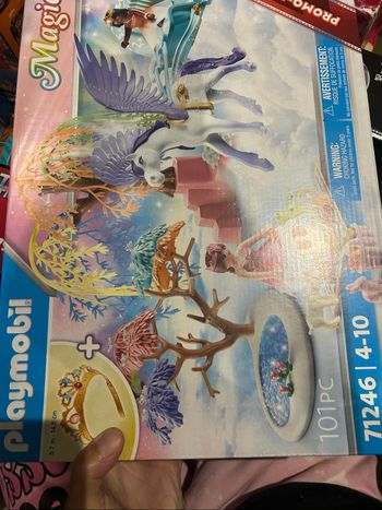 71246 Playmobil Magic Calèche et cheval ailé