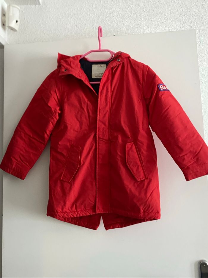 ZARA parka rouge 8 ans - photo numéro 8