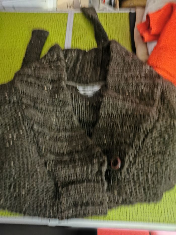 Gilet à boutons avec ceinture - photo numéro 4