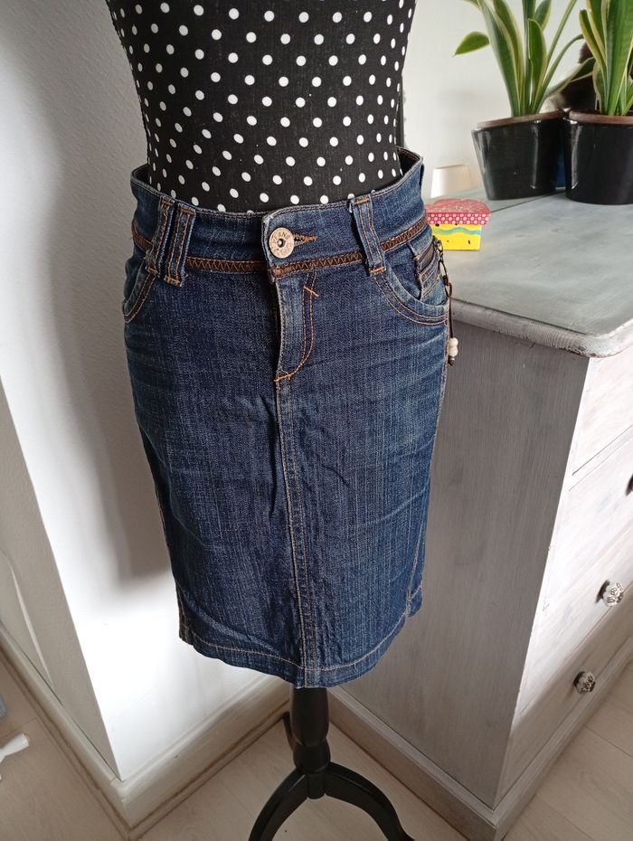 Jupe en jeans. TRF Denim 38 - photo numéro 2
