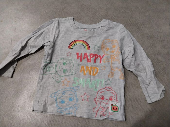 haut tee shirt manches longues garcon 18 mois