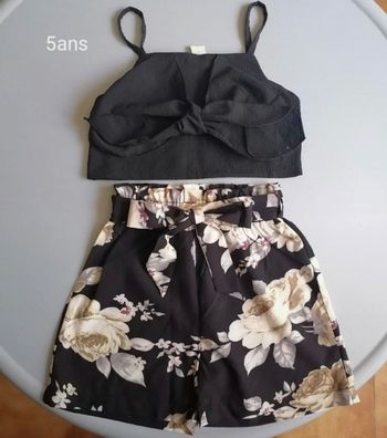 Ensemble neuf été fillette 5ans