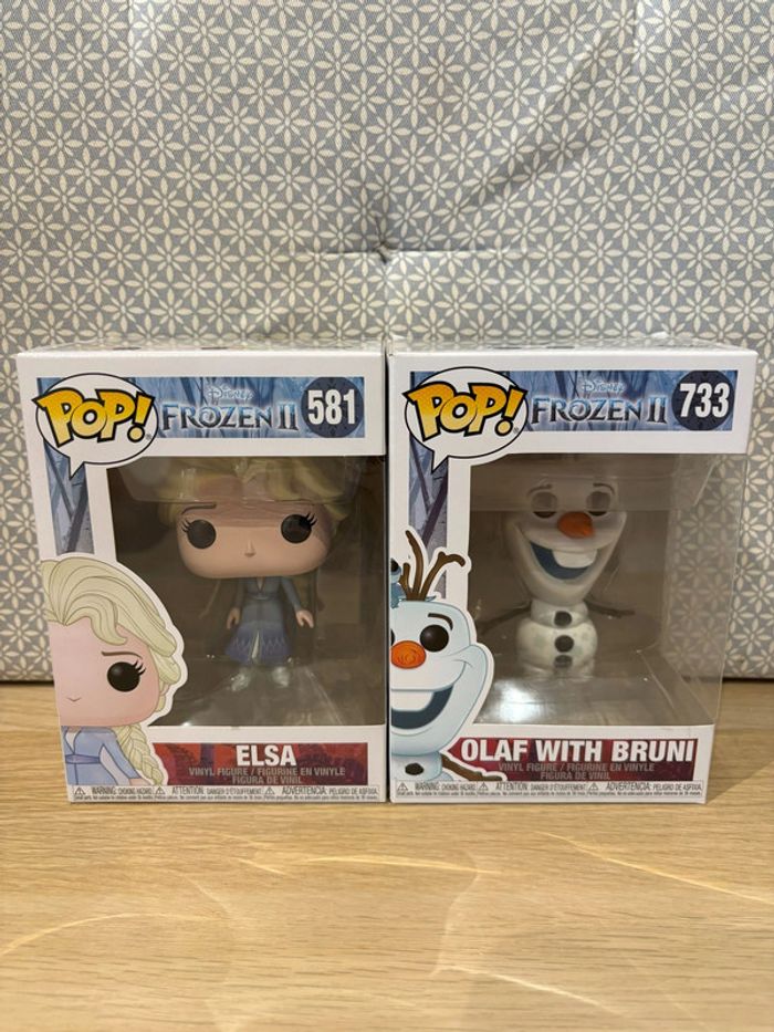 Pack de 2 Pop Disney Frozen 2 "La Reine Des Neiges"
