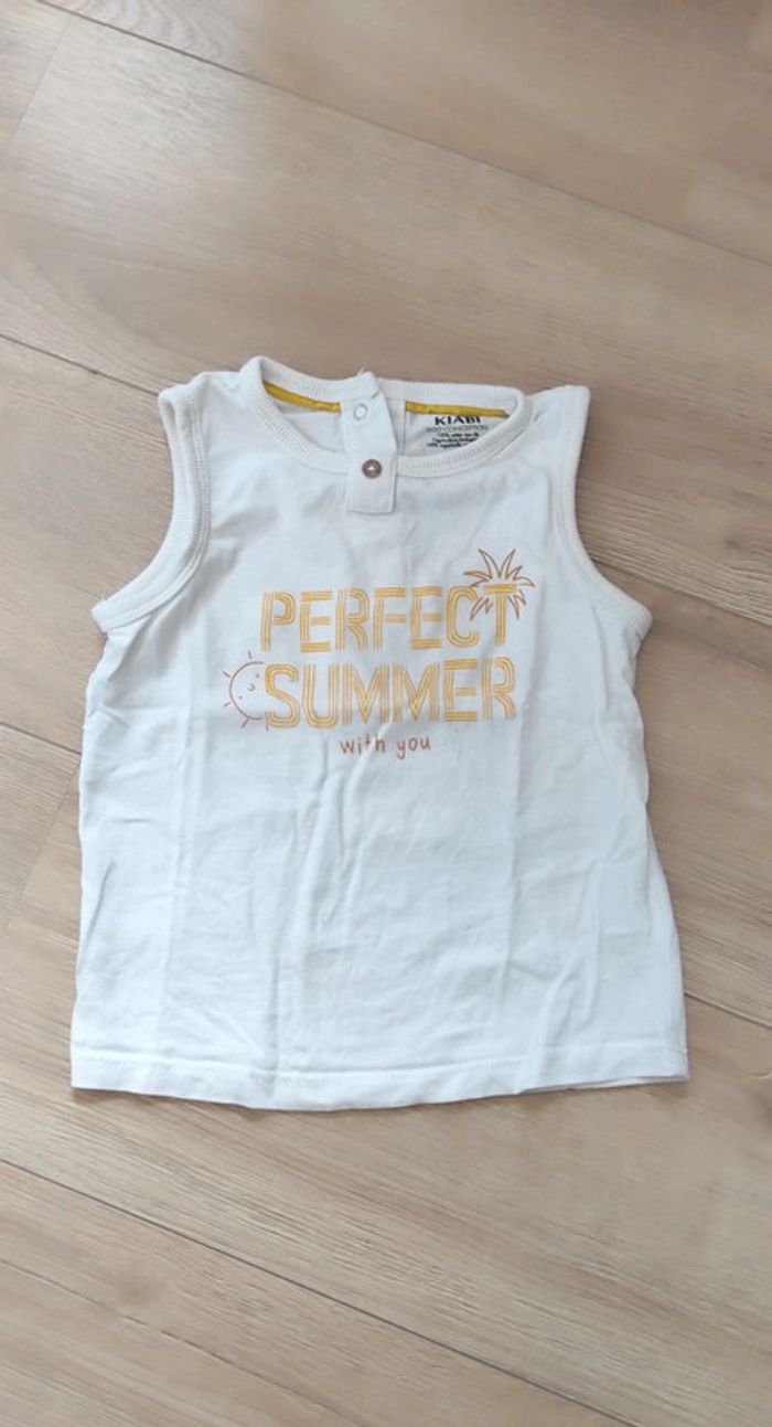 Ensemble été Kiabi 18 mois débardeur+short - photo numéro 3