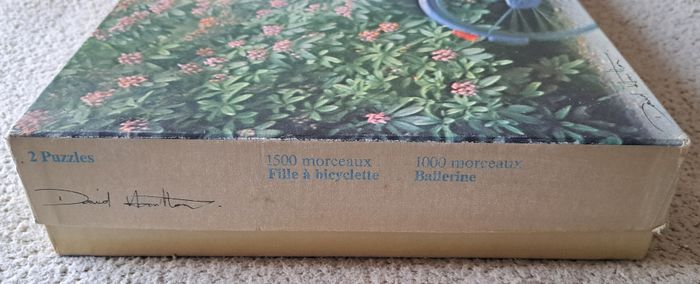 🧩 Puzzle 1500 pièces Fille à bicyclette et 1000 pièces Ballerine par David Hamilton - photo numéro 3