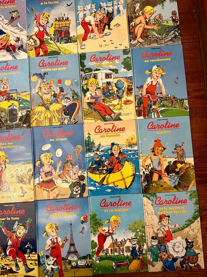 Lot incroyable quasi intégrale Caroline 25 livres bd albums Pierre Probst - photo numéro 3