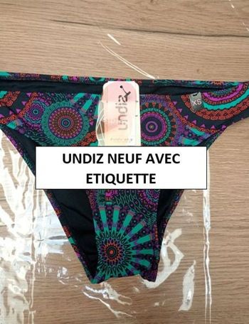 bas de maillot de bain 2 pièces taille XS neuf avec étiquette Undiz