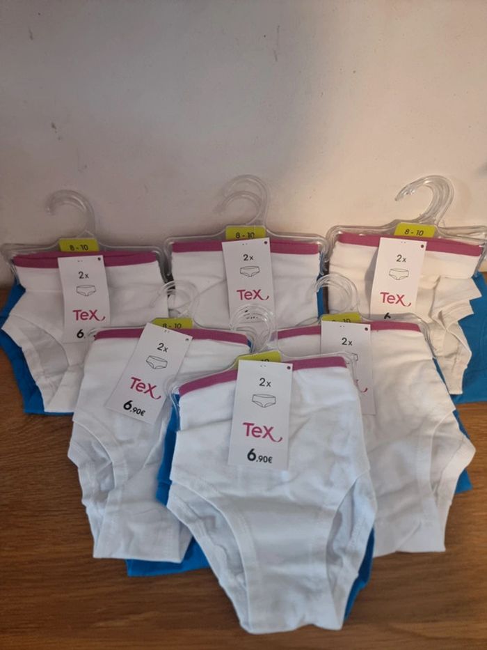 Lot 12 Boxers filles 8/10 ans - photo numéro 2