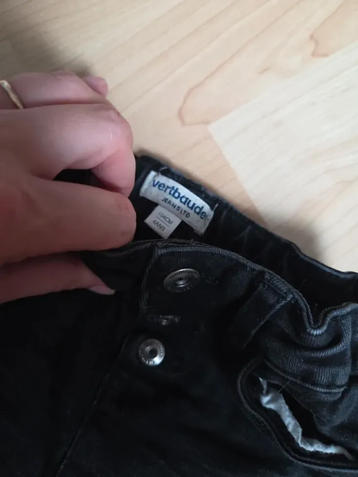 Jupe jean vertbaudet 4ans fille - photo numéro 2