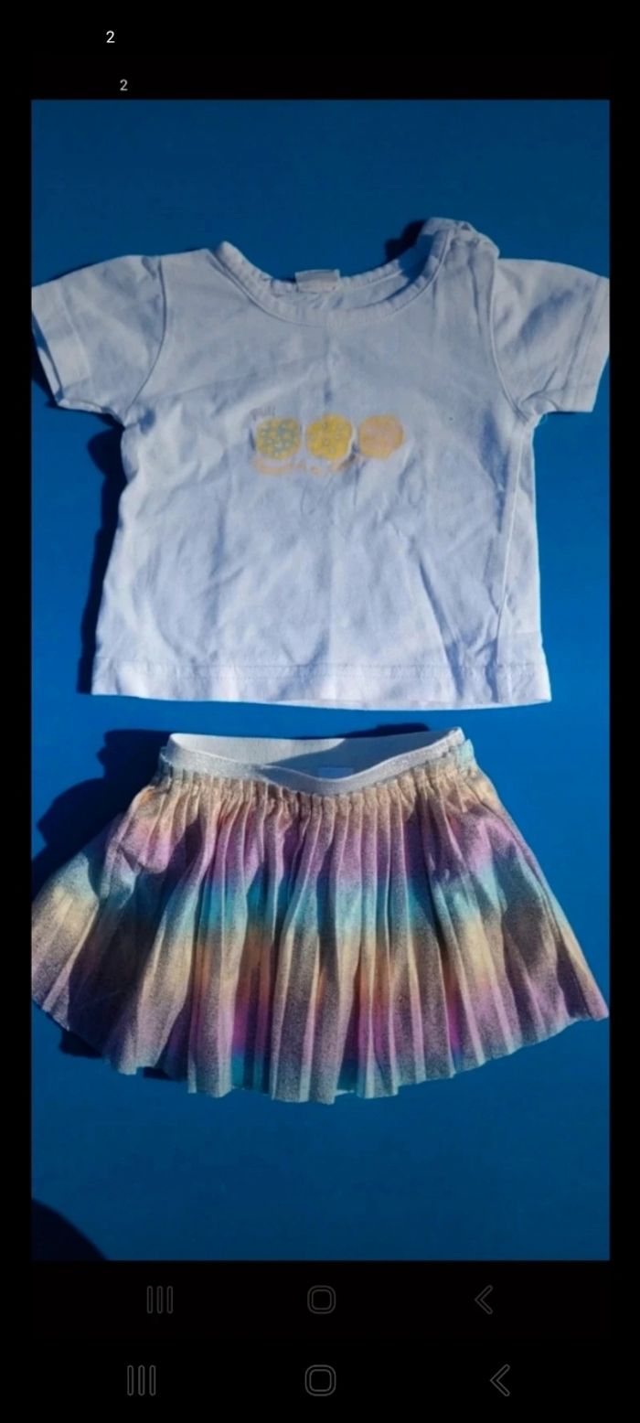 Ensemble fille 3 mois