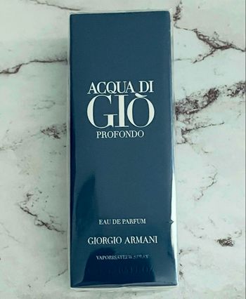 Eau de parfum Aqua Di Gio Profondo de Giorgio Armani format 15 ml Neuf