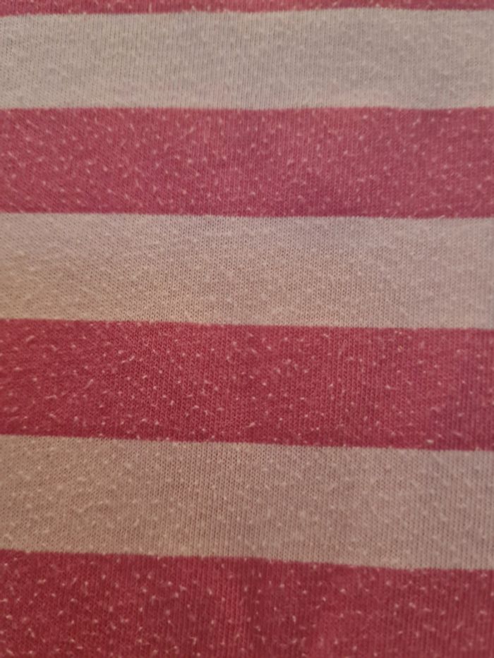 Tee shirt rayé rose 3-4 ans - photo numéro 3