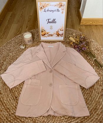 🌸 Blazer rose poudrée 🌸