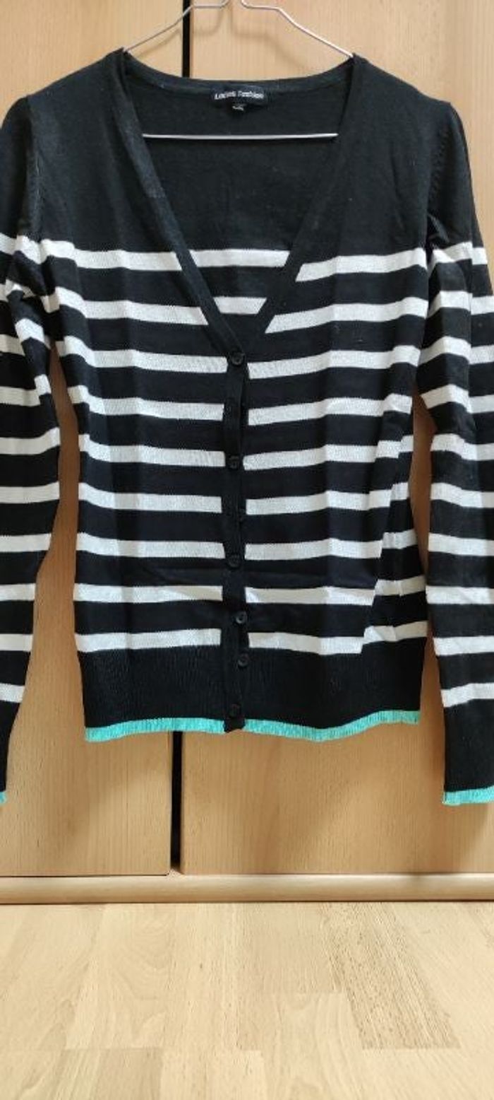 Gilet rayé