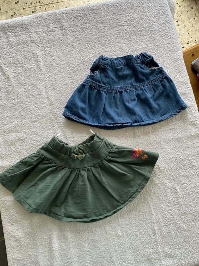 T24mois lot 2 jupes