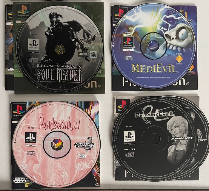 lot de 6 jeux en loose PS1 Playstation avec leurs notices (bien lire l'annonce) - photo numéro 2