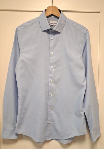 Chemise Seidensticker slim bleu clair taille S 38