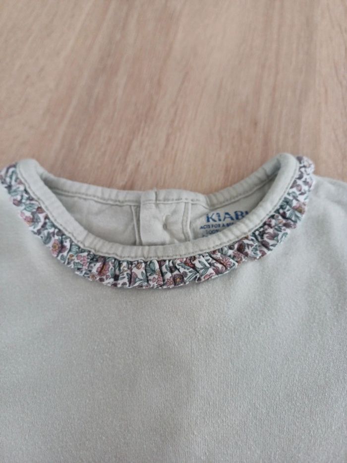 T-shirt vert pâle 24/ 36m - photo numéro 3