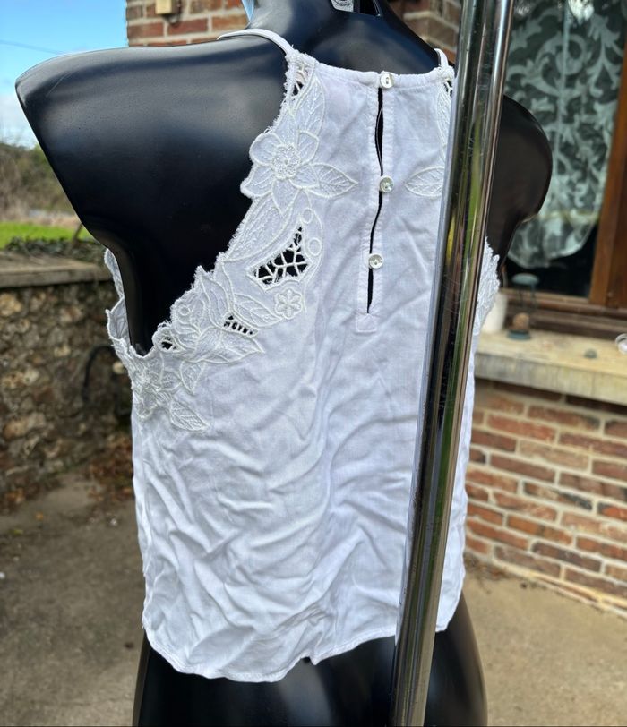 🤍 Top blanc à bretelles fines – Forever 21 – Taille 36 - photo numéro 4