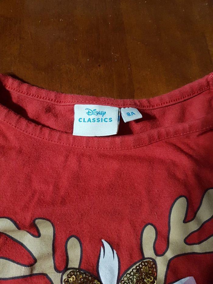 T-shirt de noël Disney 8ans - photo numéro 3