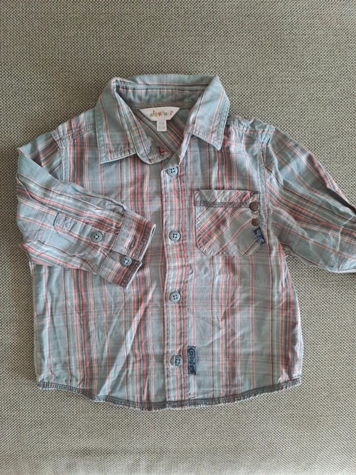 Chemise carreaux