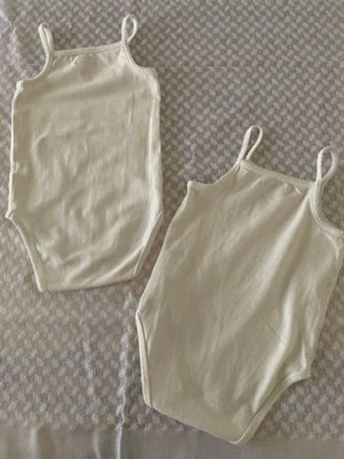 Lot de 6 Bodies à bretelles 6 mois fille - photo numéro 5