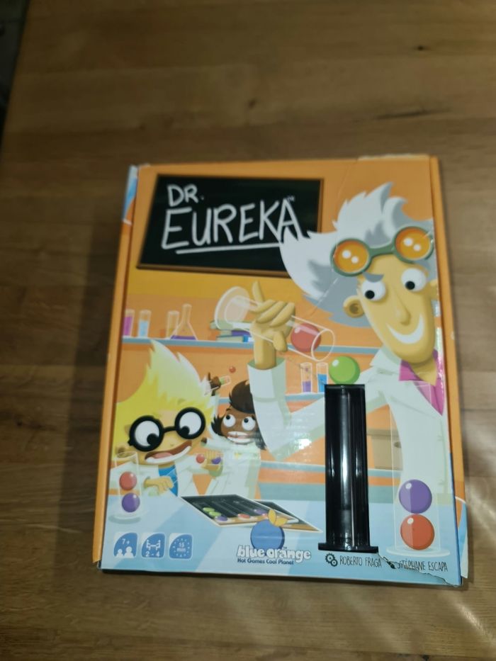 Jeu de société Dr Eurêka des éditions Blue Orange,