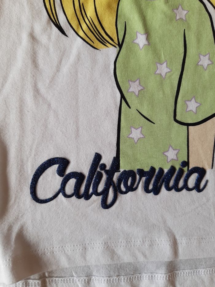 NEUF Tee-shirt 5ANS 6ANS impression California - photo numéro 2