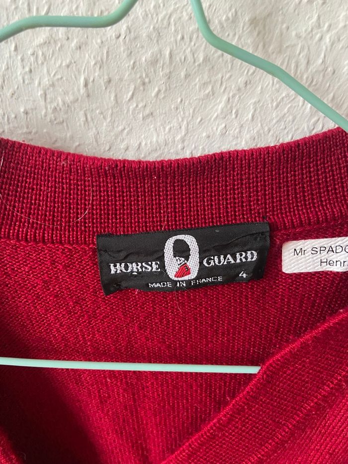 Gilet rouge Horse Guard - photo numéro 2