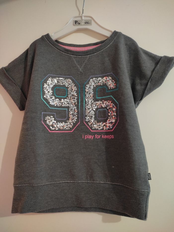 Pull manches courtes Okaïdi 4 ans