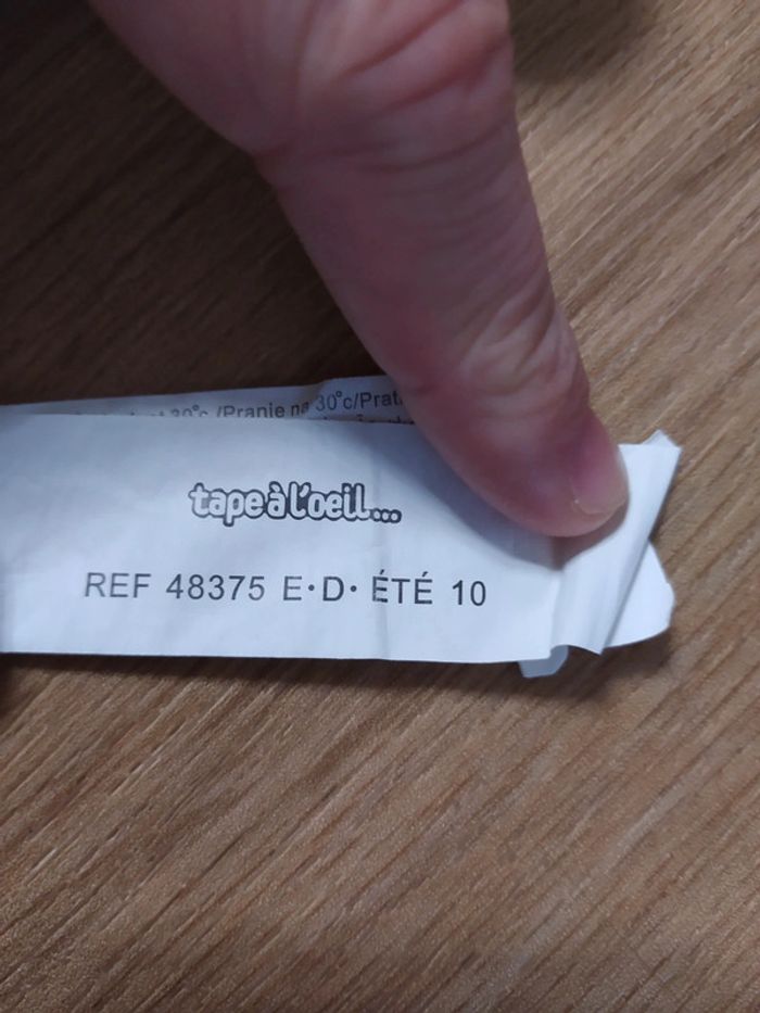 Pantalon blanc tape à l'oeil 3 mois - photo numéro 3