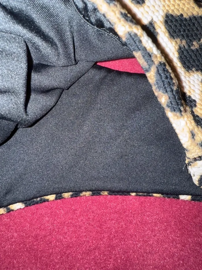 Maillot de bain une pièce léopard asymétrique 3 calzedonia - photo numéro 3