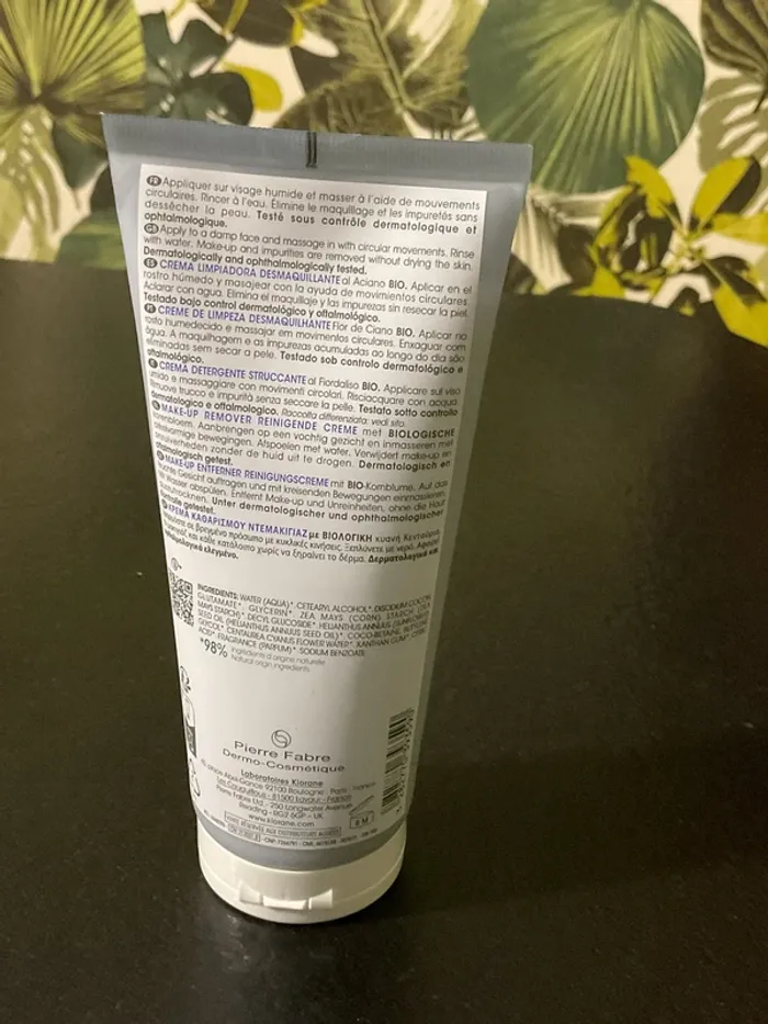 Crème nettoyante démaquillante au bleuet bio Klorane - photo numéro 2