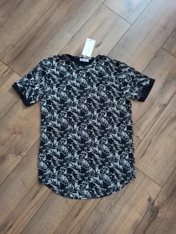 Tee shirt fleuri homme L Oversize