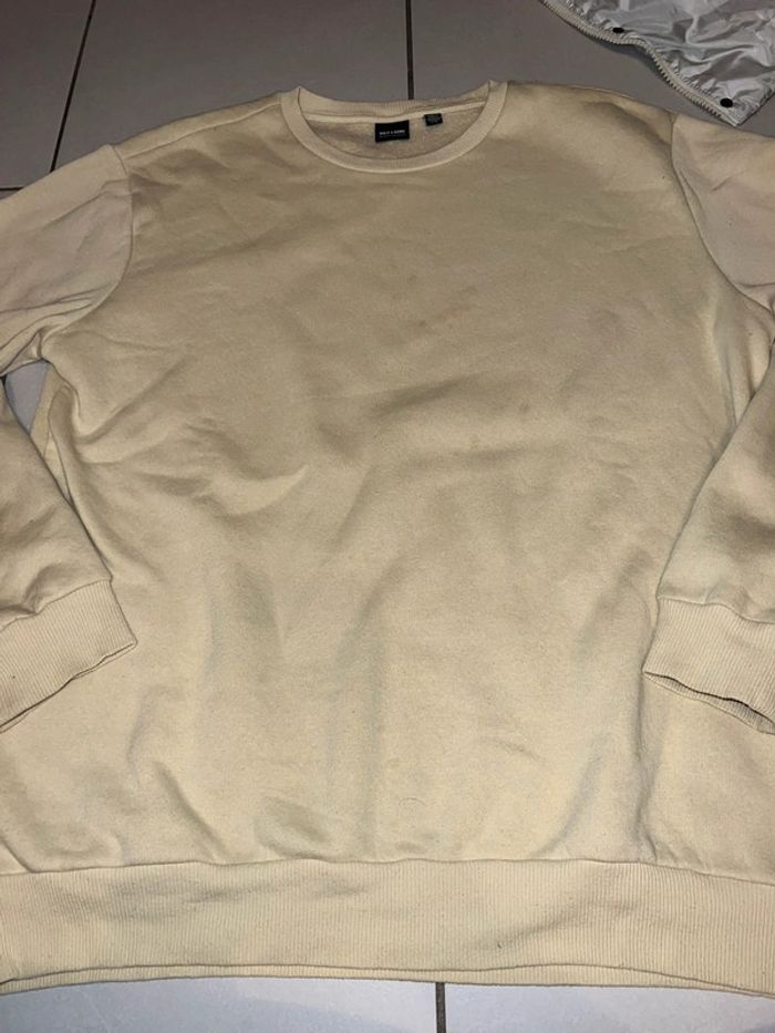 Pull beige only & sons L