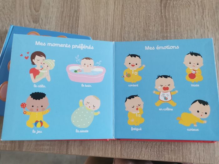 Lot de 2 livres pour bébé un imagier et la journée de bébé - photo numéro 6