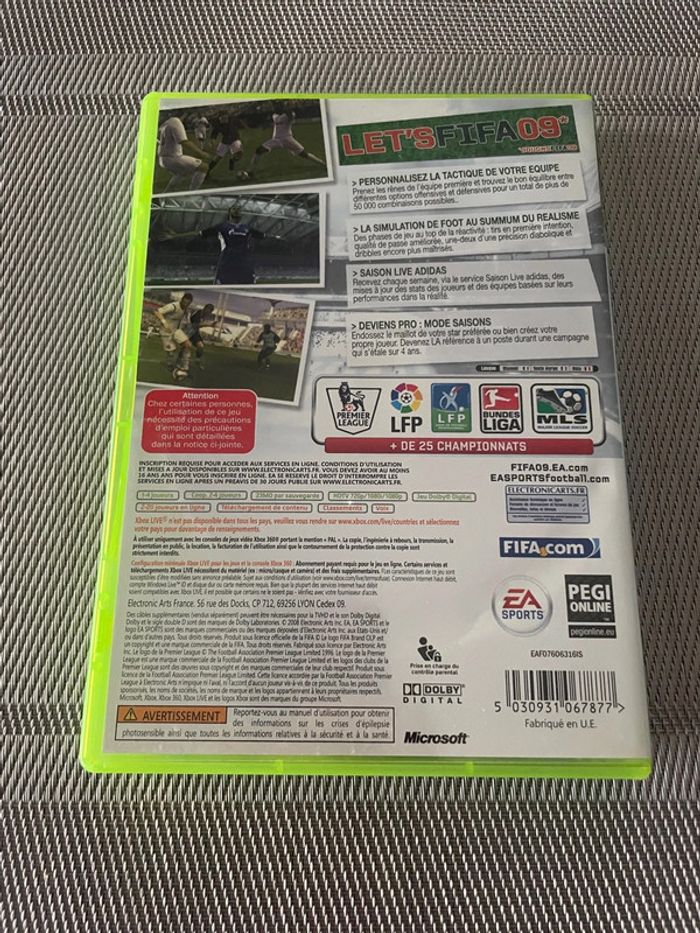 Fifa 09 Jeu Xbox 360 FR - photo numéro 3