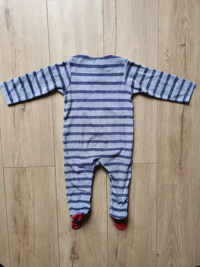 Pyjama velours marin In Extenso 18 mois - photo numéro 4