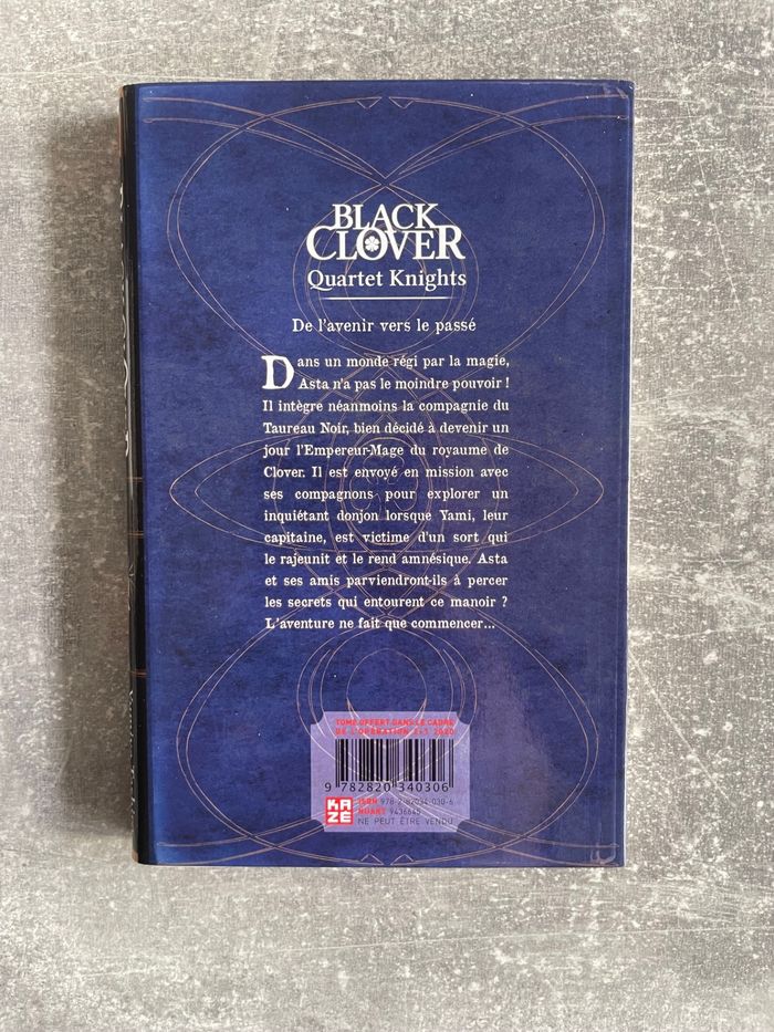 Manga Black clovers quartet knights Tome 1 en version française. - photo numéro 2