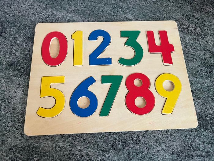 Puzzle en bois chiffres