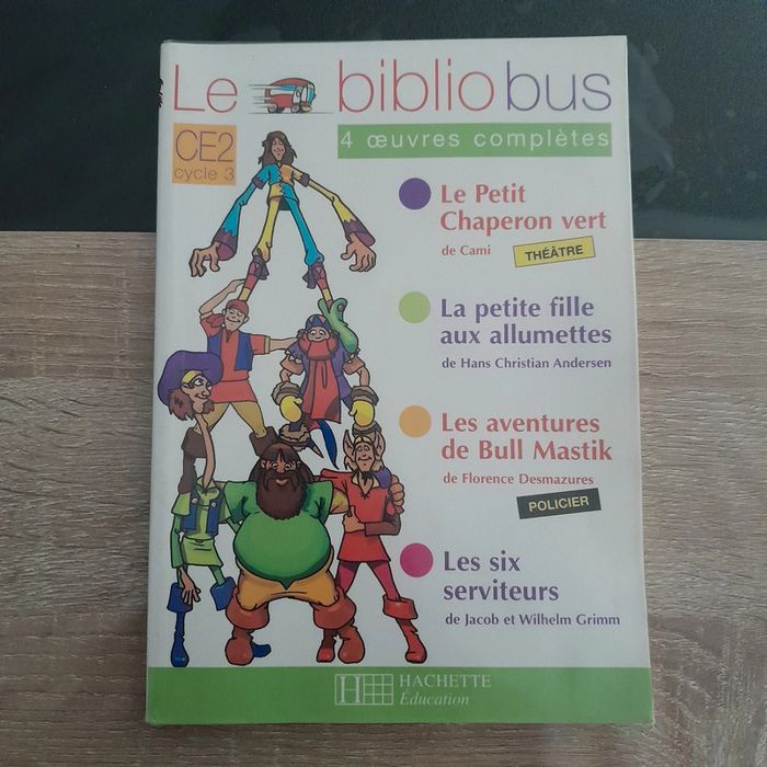 Livre bibliobus CE2 4 œuvres n°6