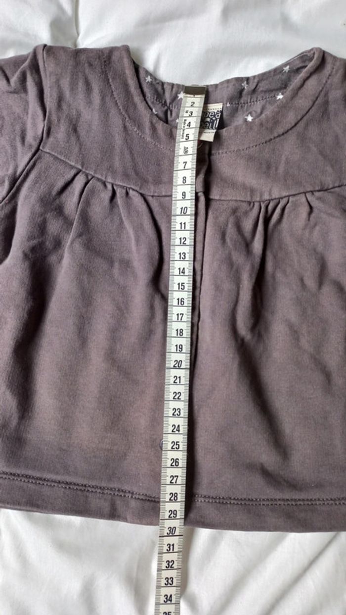 Gilet gris à pressions - photo numéro 6