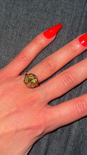 Bague Fantaisie Doré Neuve