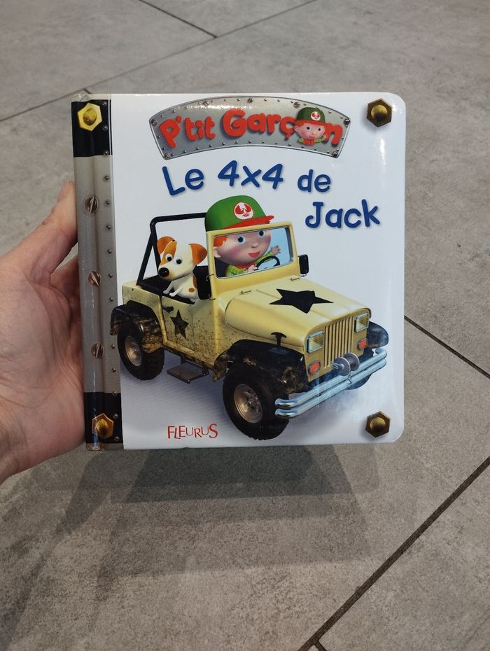 Livre p'tit garçon le 4x4 de jack