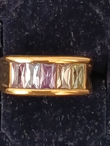 Bague plaqué or.